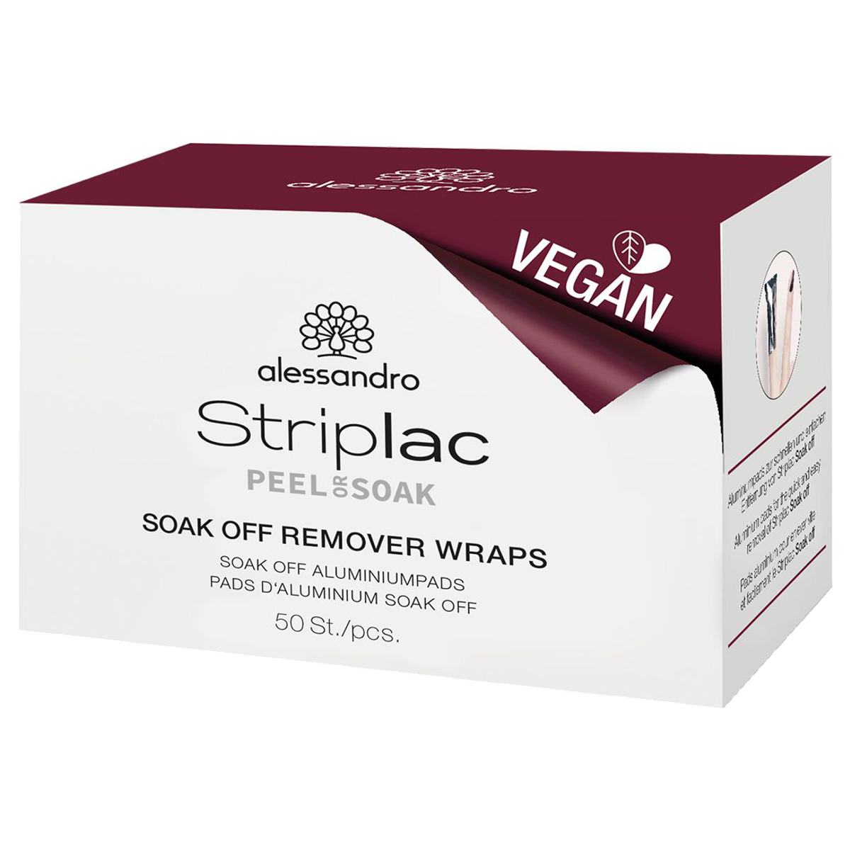 Alessandro Striplac 2 0 Soak Off Wraps 50 Stück