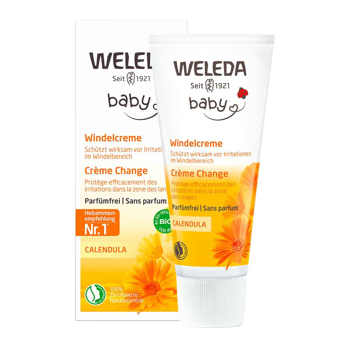 Weleda Calendula Windelcreme parfümfrei Tube 75 ml