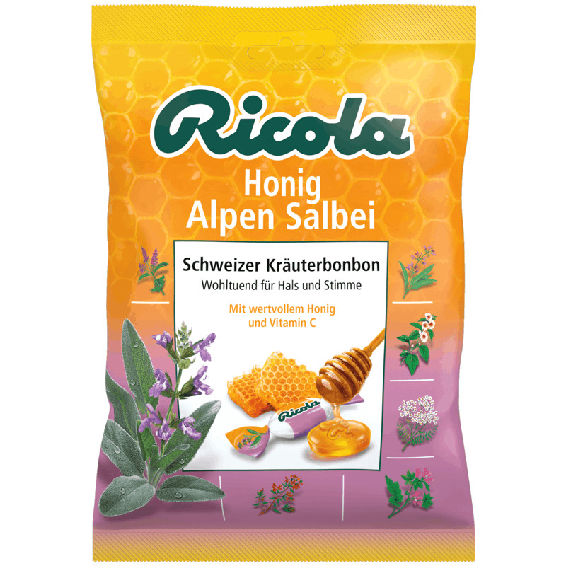 Ricola Honig Alpen-Salbei mit Zucker 75 g