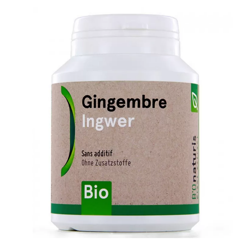 Bionaturis Ingwer Kapseln Bio 250 mg 120 Stück