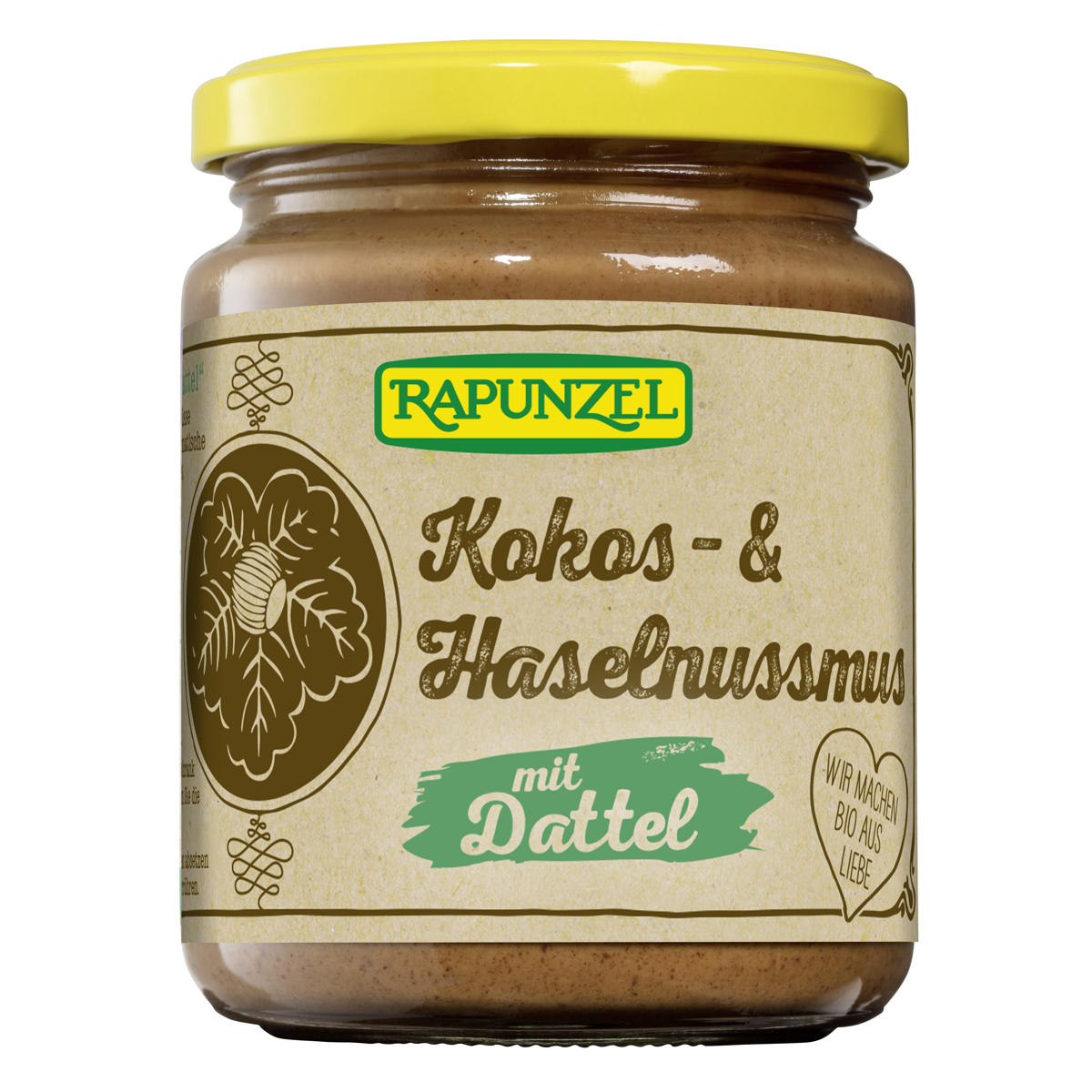 RAPUNZEL Kokos-Haselnussmus mit Dattel Glas 250 g