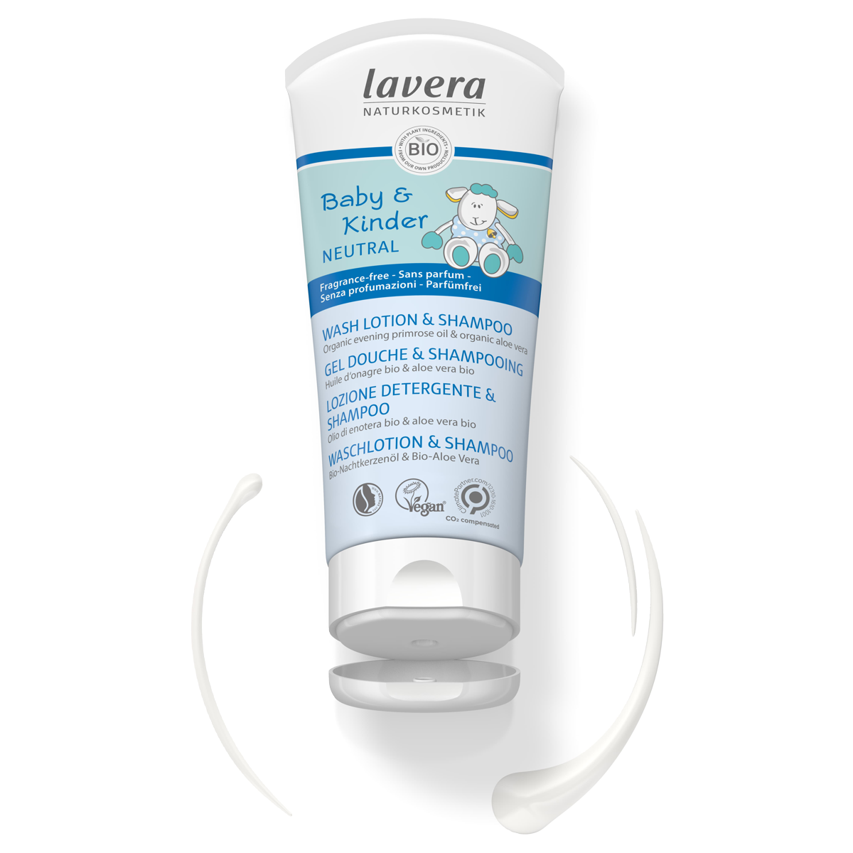 Lavera Waschlotion & Shampoo Baby & Kinder neutral 200 ml