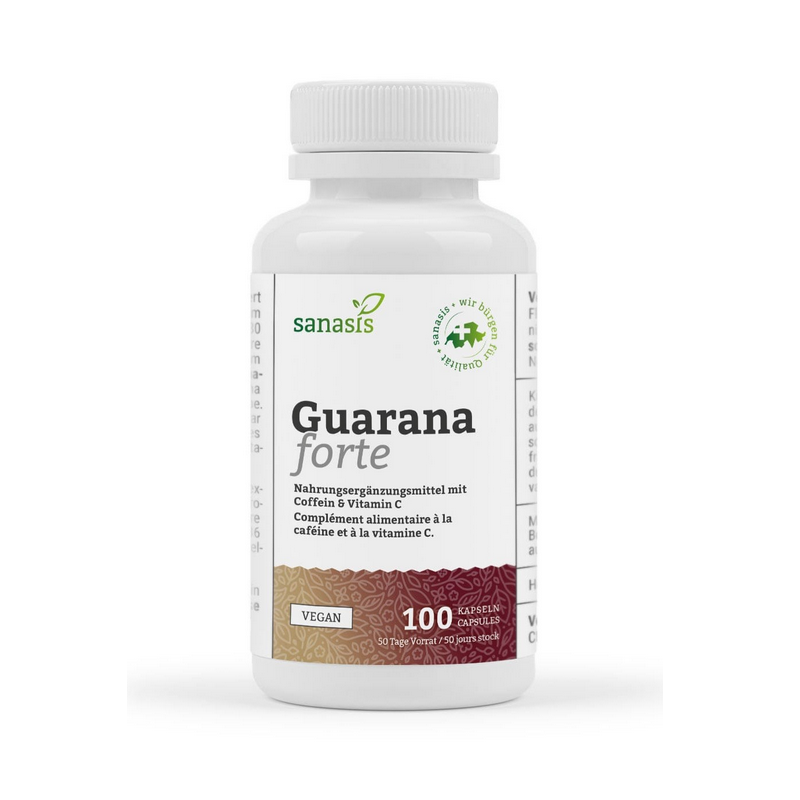 Sanasis Guarana forte Kapseln 100 Stück