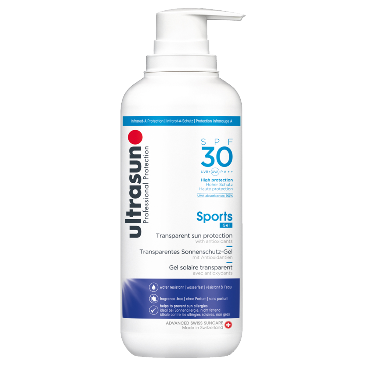 Ultrasun Sports Gel SPF 30 400 ml