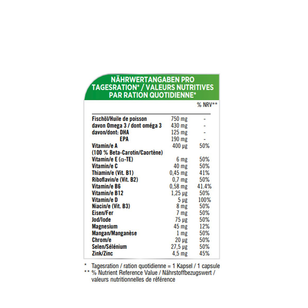 CENTRUM MULTI PLUS OMEGA-3 Ds 60 Stück