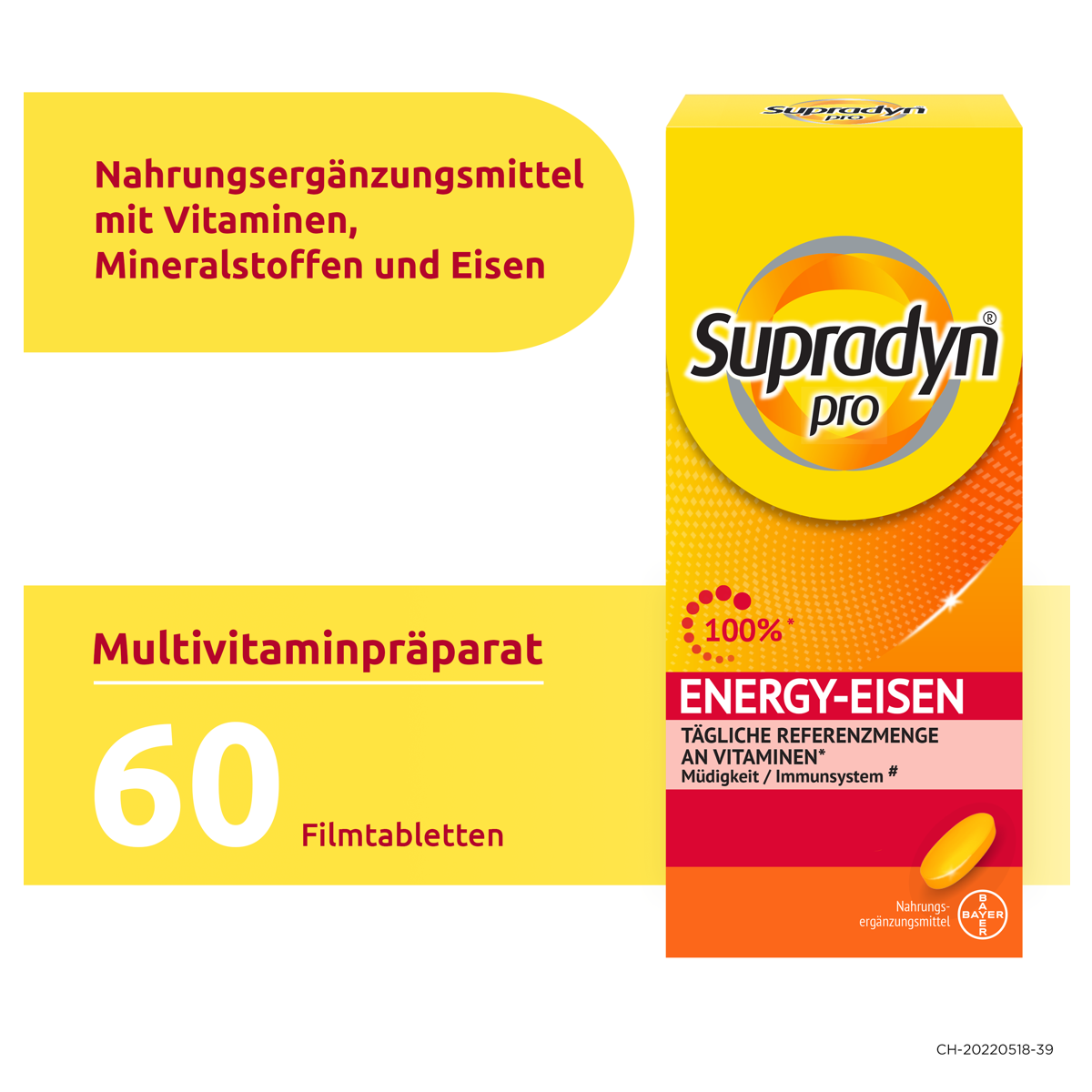 Supradyn Energy Eisen Filmtabletten 60 Stück