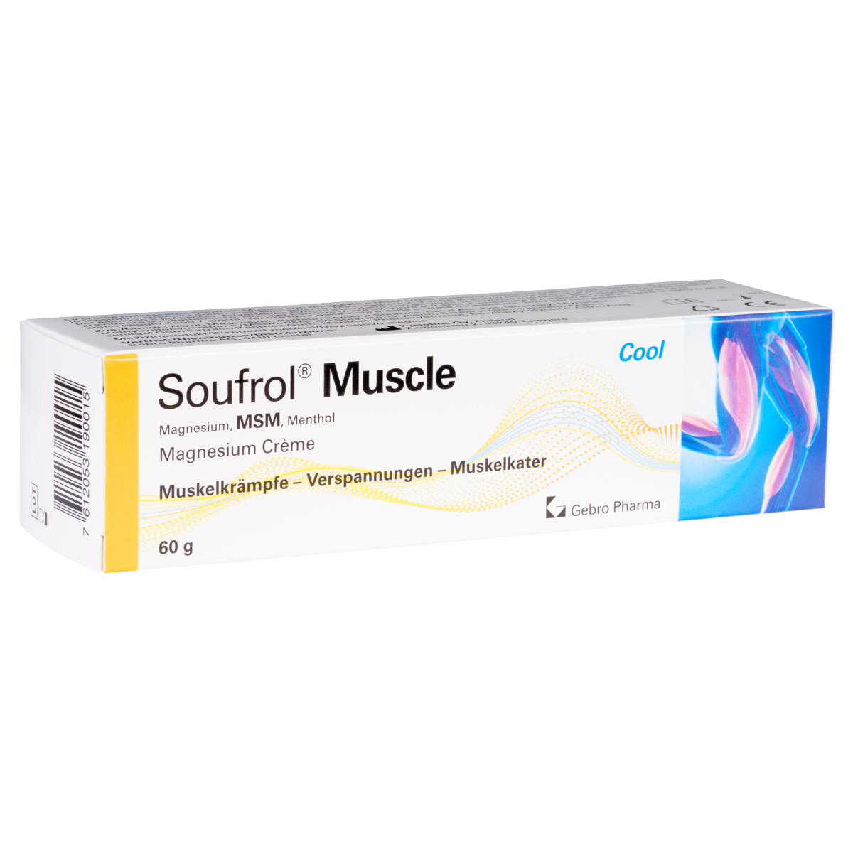 Soufrol Muscle Magnesium Creme Cool Tube 60 g