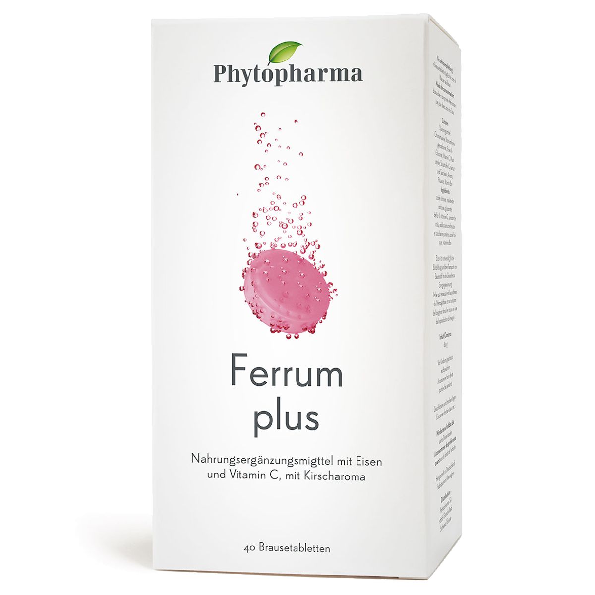 Phytopharma Ferrum Plus Brausetabletten 40 Stück