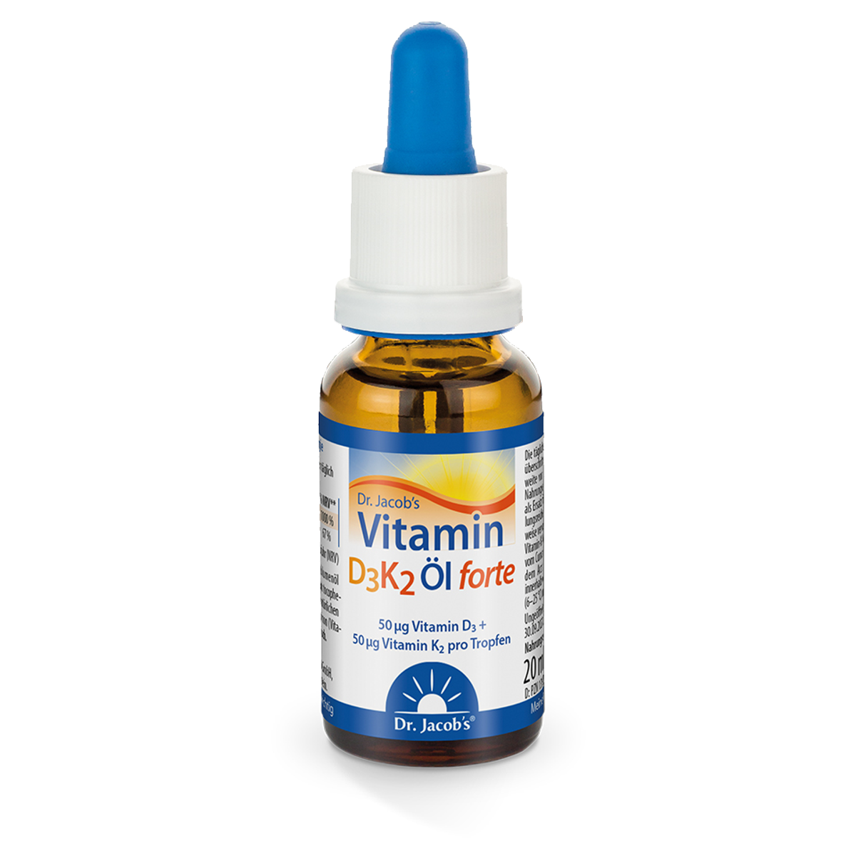 Dr. Jacob's Vitamin D3K2 Öl forte 20 ml