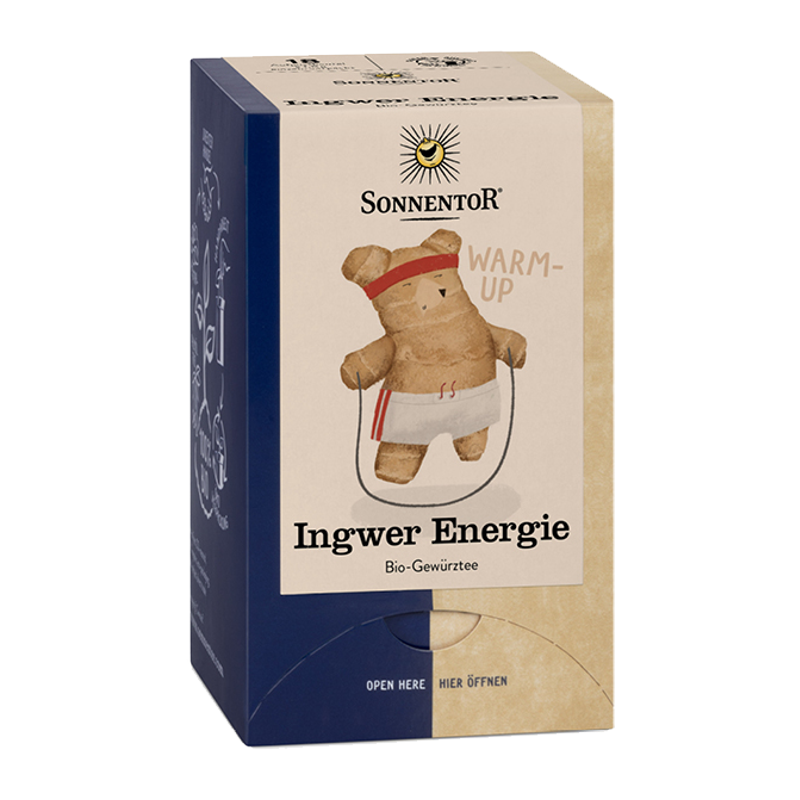 Sonnentor Ingwer Energie Tee Beutel 18 Stück