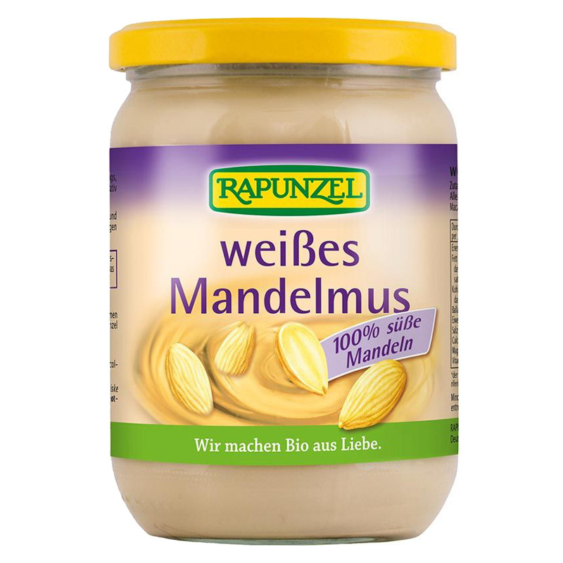 Rapunzel Mandelmus Bio weiss Glas 500 g