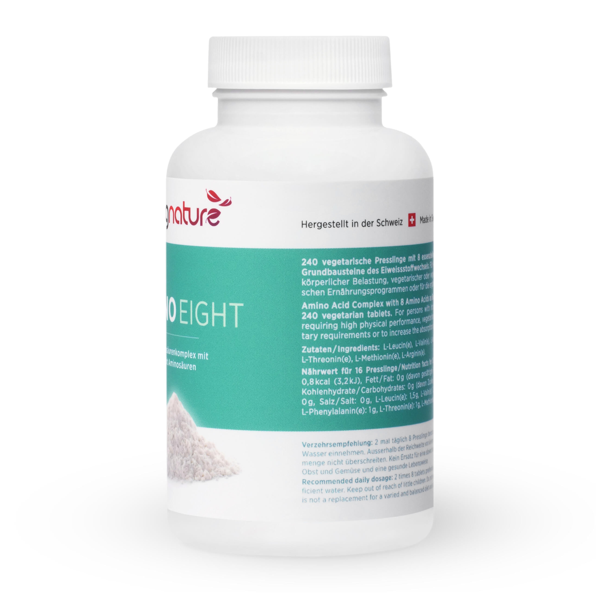 Kingnature Amino Eight Tabletten 500 mg Dose 240 Stück