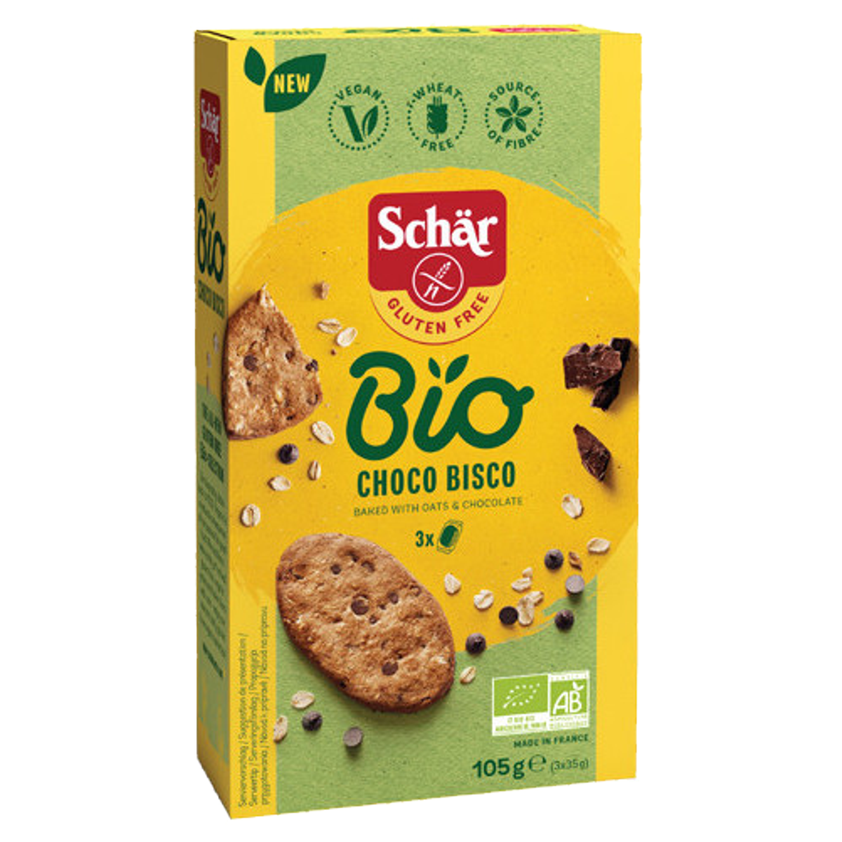 Schär Choco Bisco glutenfrei Bio 105 g