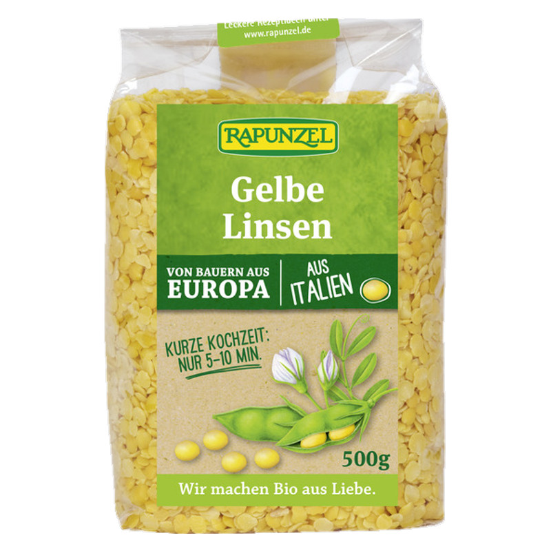 Rapunzel Linsen gelb 500 g