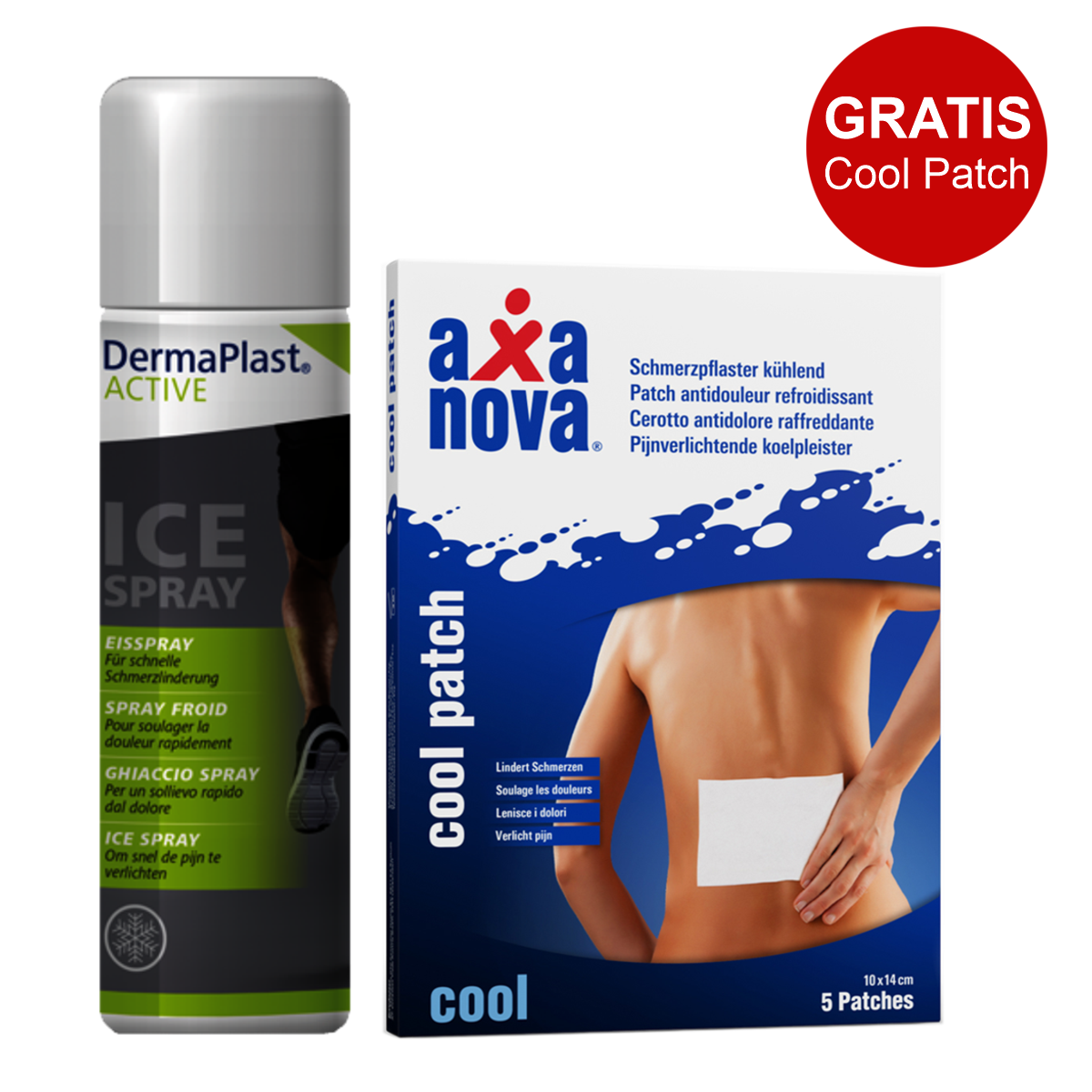 Dermaplast Active Ice Spray + gratis Cool Patch