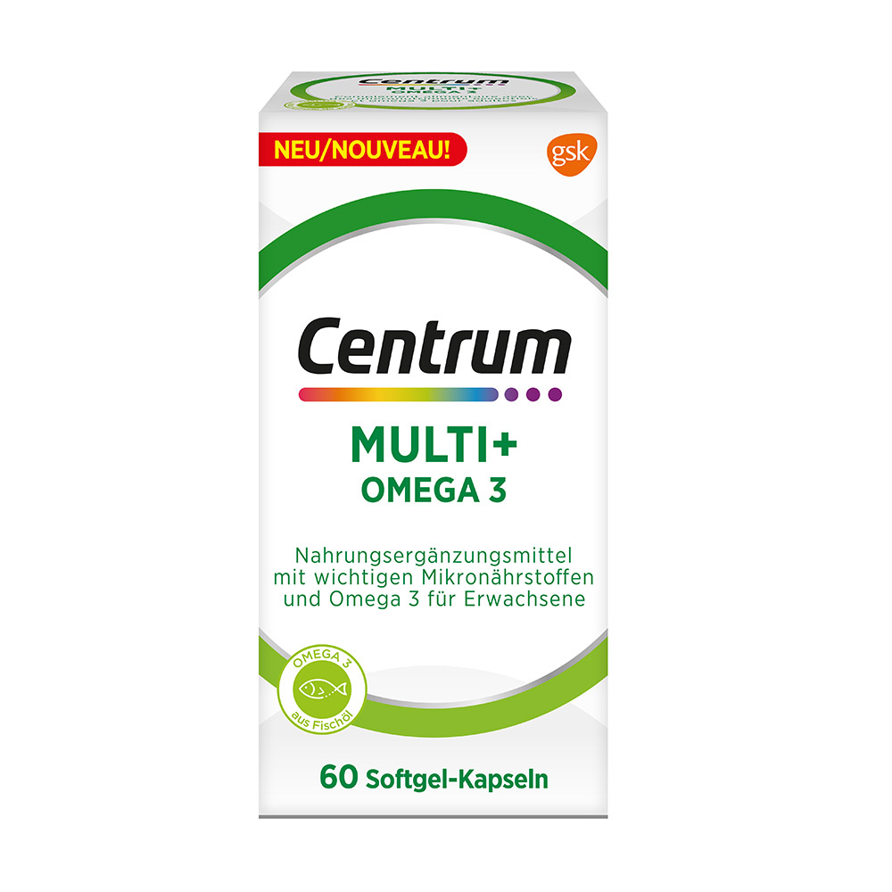 CENTRUM MULTI PLUS OMEGA-3 Ds 60 Stück