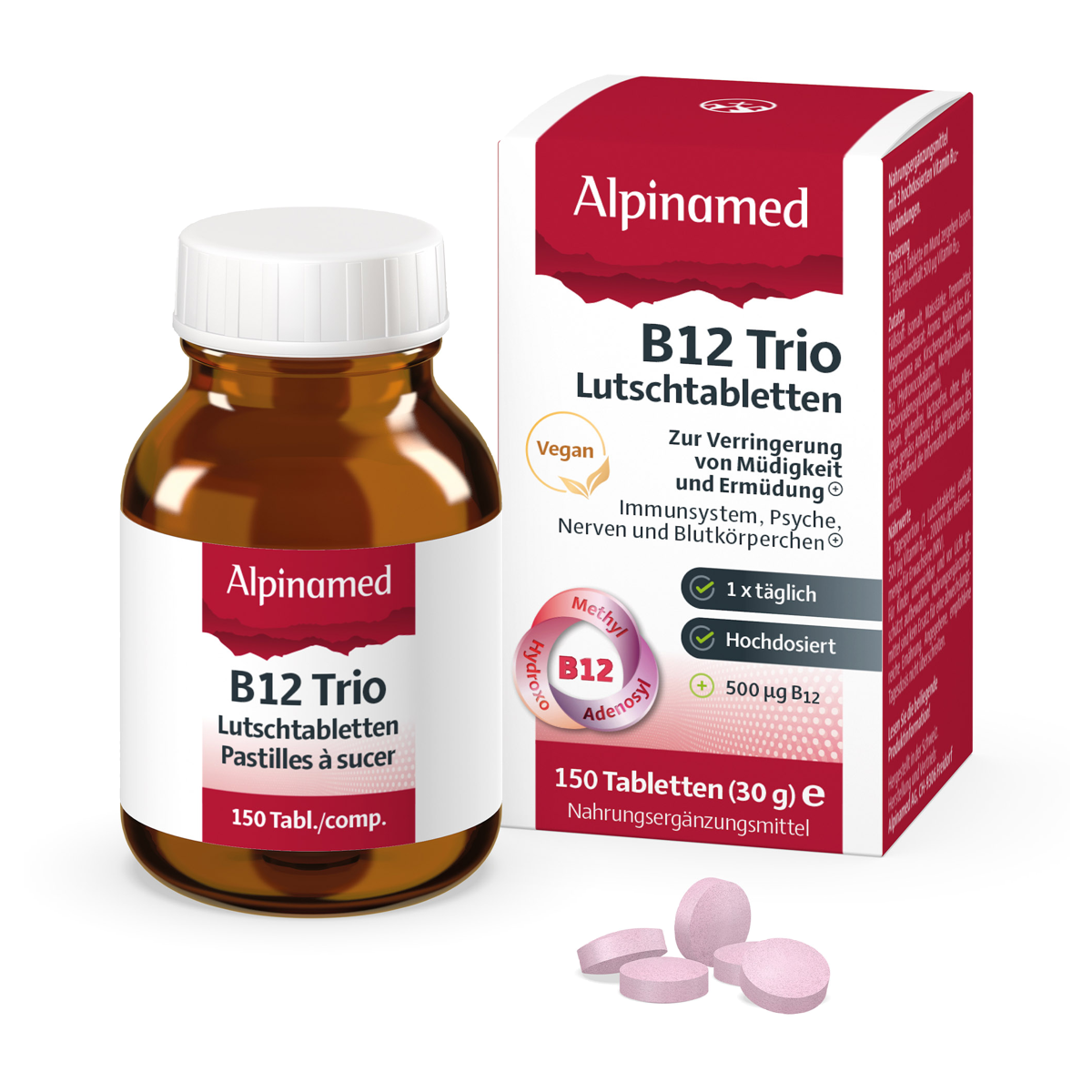 Alpinamed B12 Trio Lutschabletten 150 Stk.