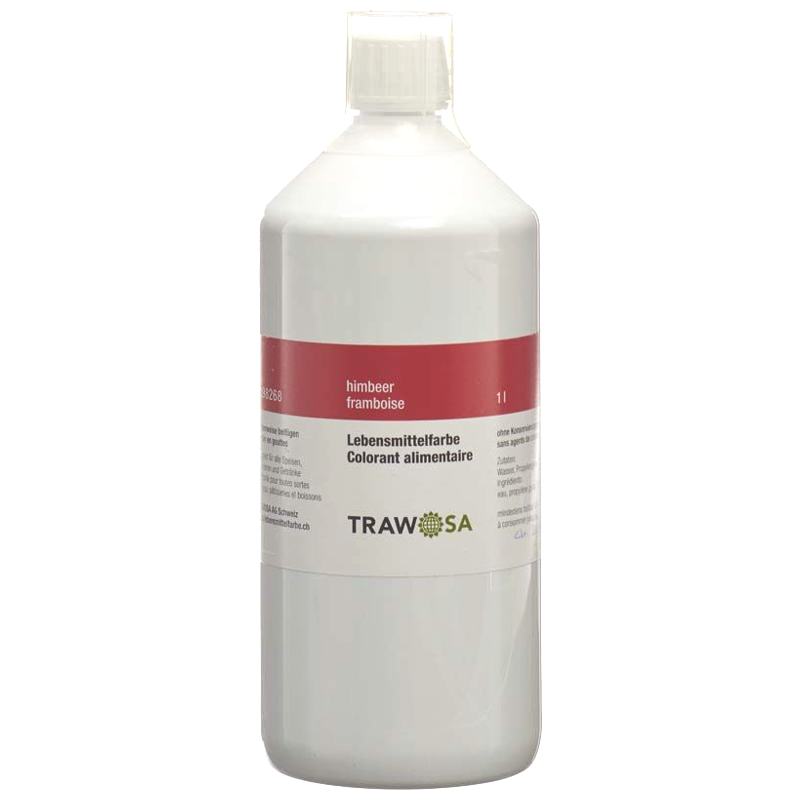 TRAWOSA Lebensmittelfarbstoff himbeer 1000 ml