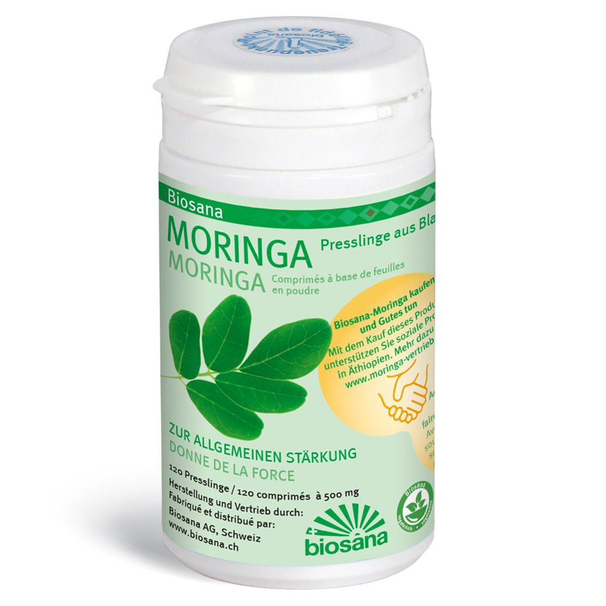 Biosana Moringa Blattpulver Tabletten 120 Stück