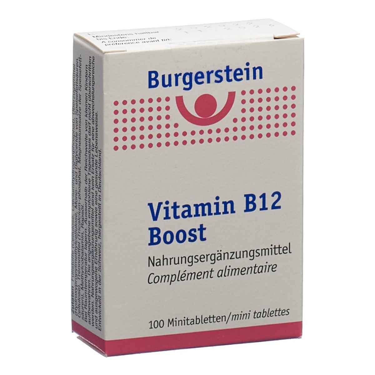 Burgerstein Vitamin B12 Boost Minitabletten 3x 100 Stück