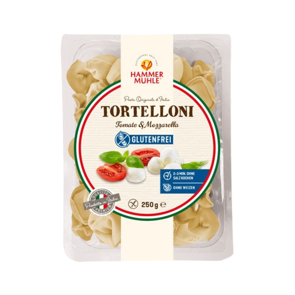 Hammermühle Tortelloni Tomate & Käse glutenfrei 250 g