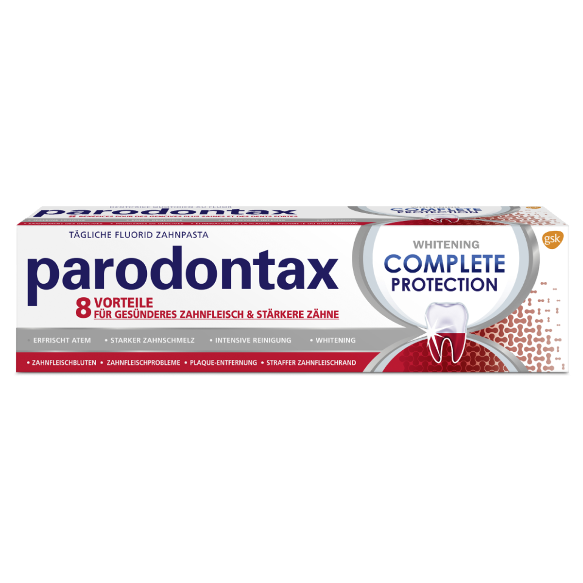 Parodontax Zahnpasta Complete Protection White Tube 75 ml