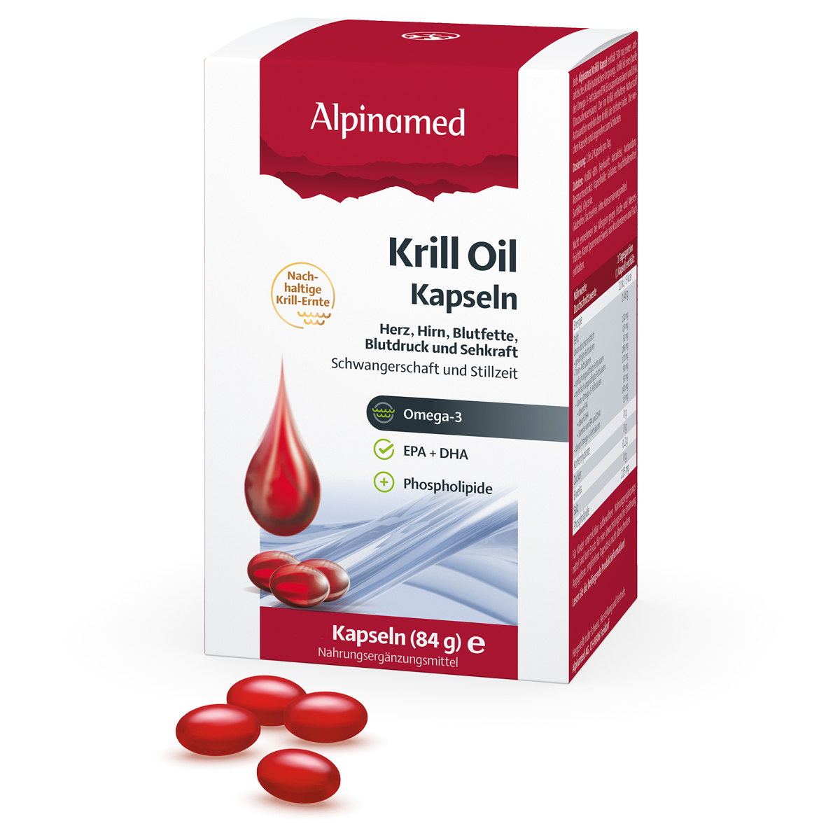 Alpinamed Krill Oil Kapseln 60 Stück