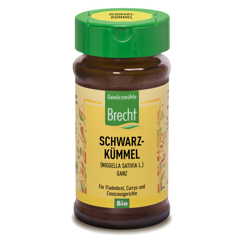 Brecht Schwarzkümmel ganz Bio Glas 40 g