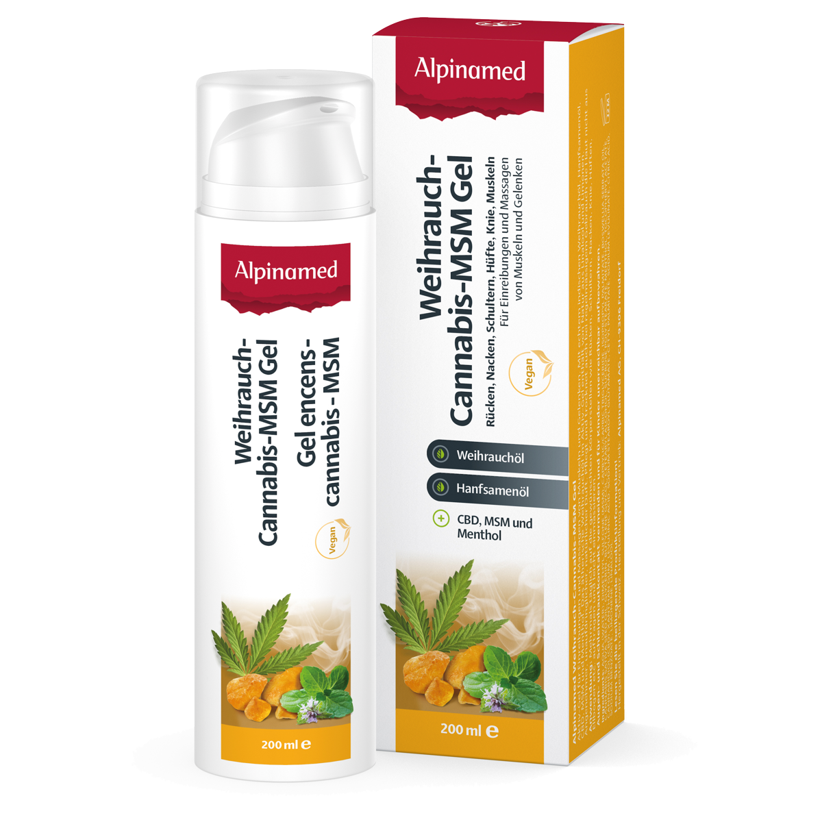 Alpinamed Weihrauch MSM Gel Dispenser 200 ml