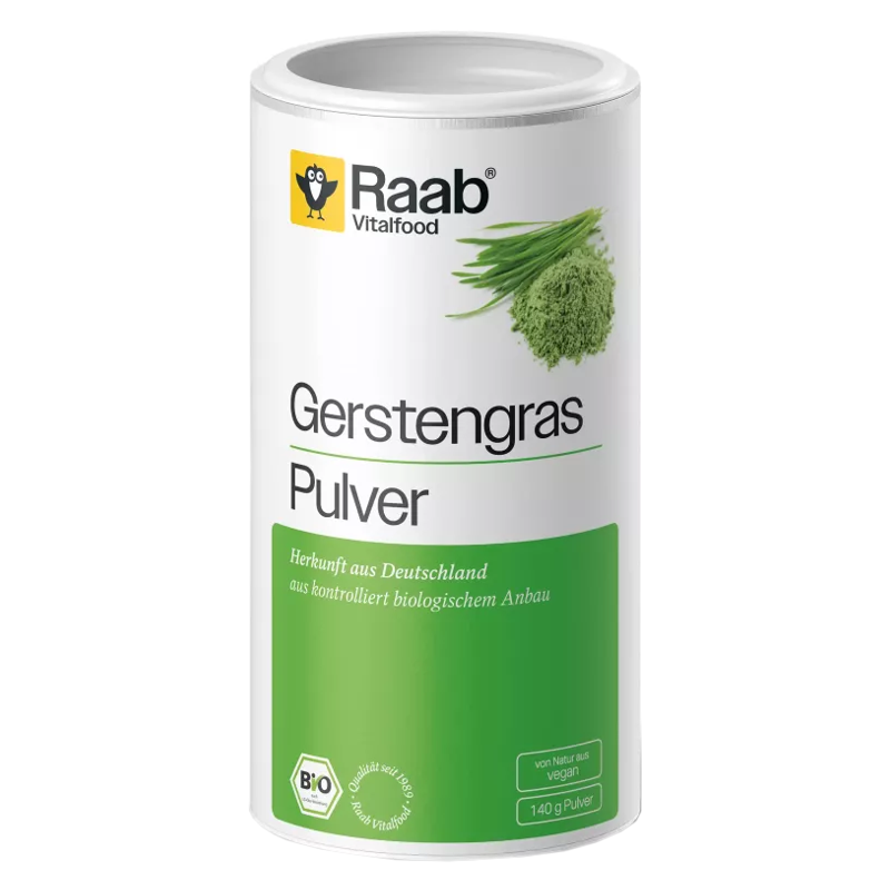 Raab Gerstengras Bio Pulver 140 g