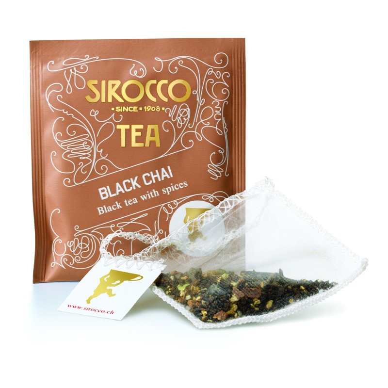 Sirocco Teebeutel Black Chai 20 Stück