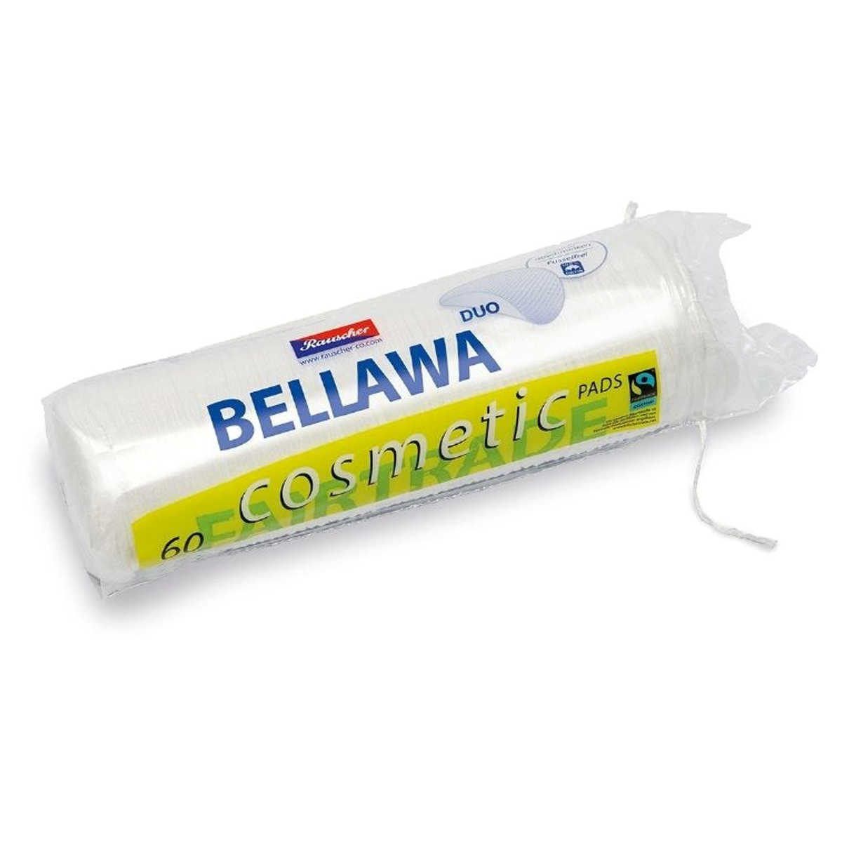 Bellawa Fairtrade Wattepads Beutel 60 Stück