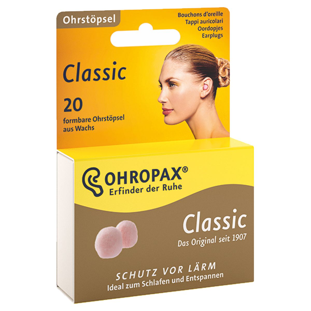 Ohropax Classic - der Klassiker aus Wachs