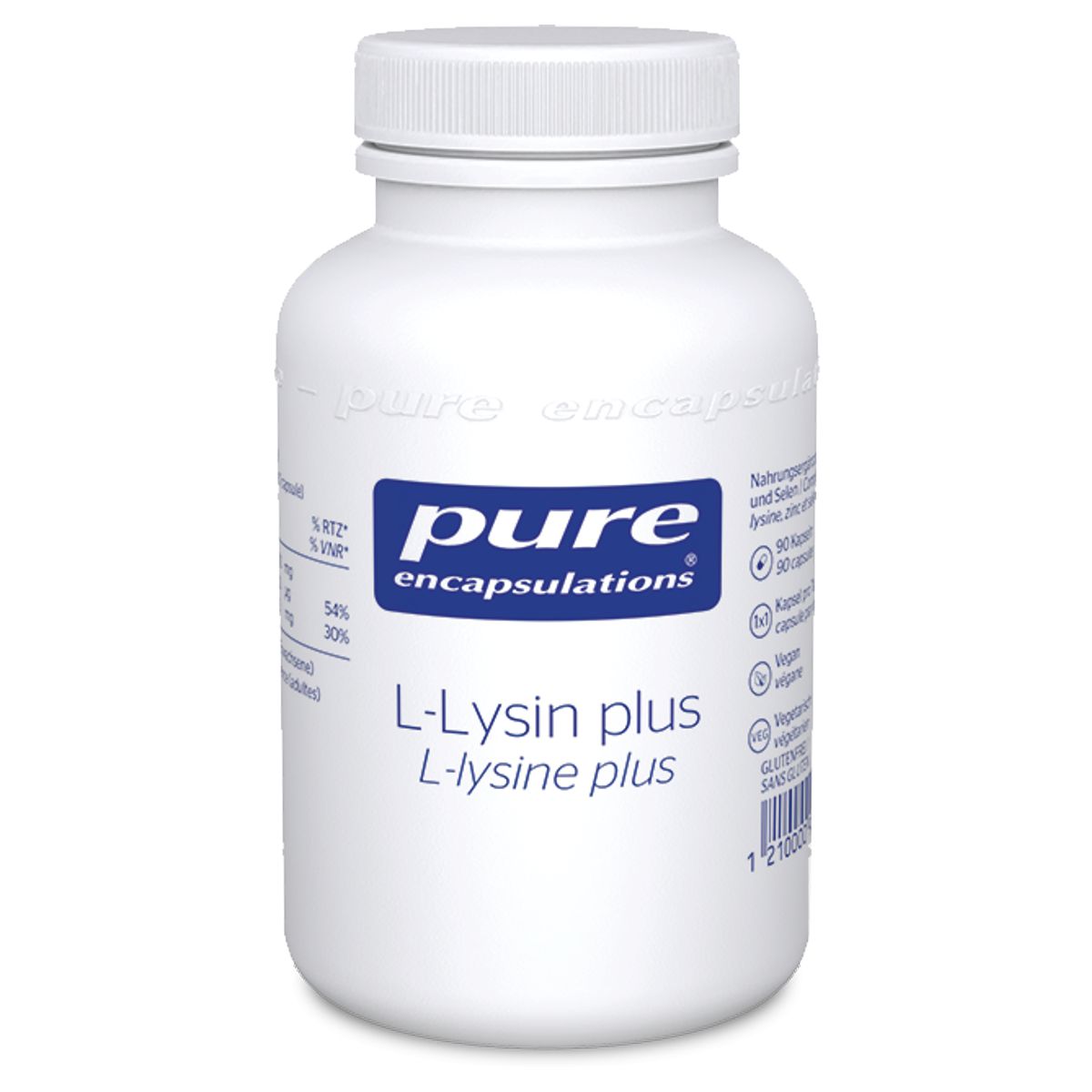 Pure L-Lysin Plus Kapseln Dose 90 Stück