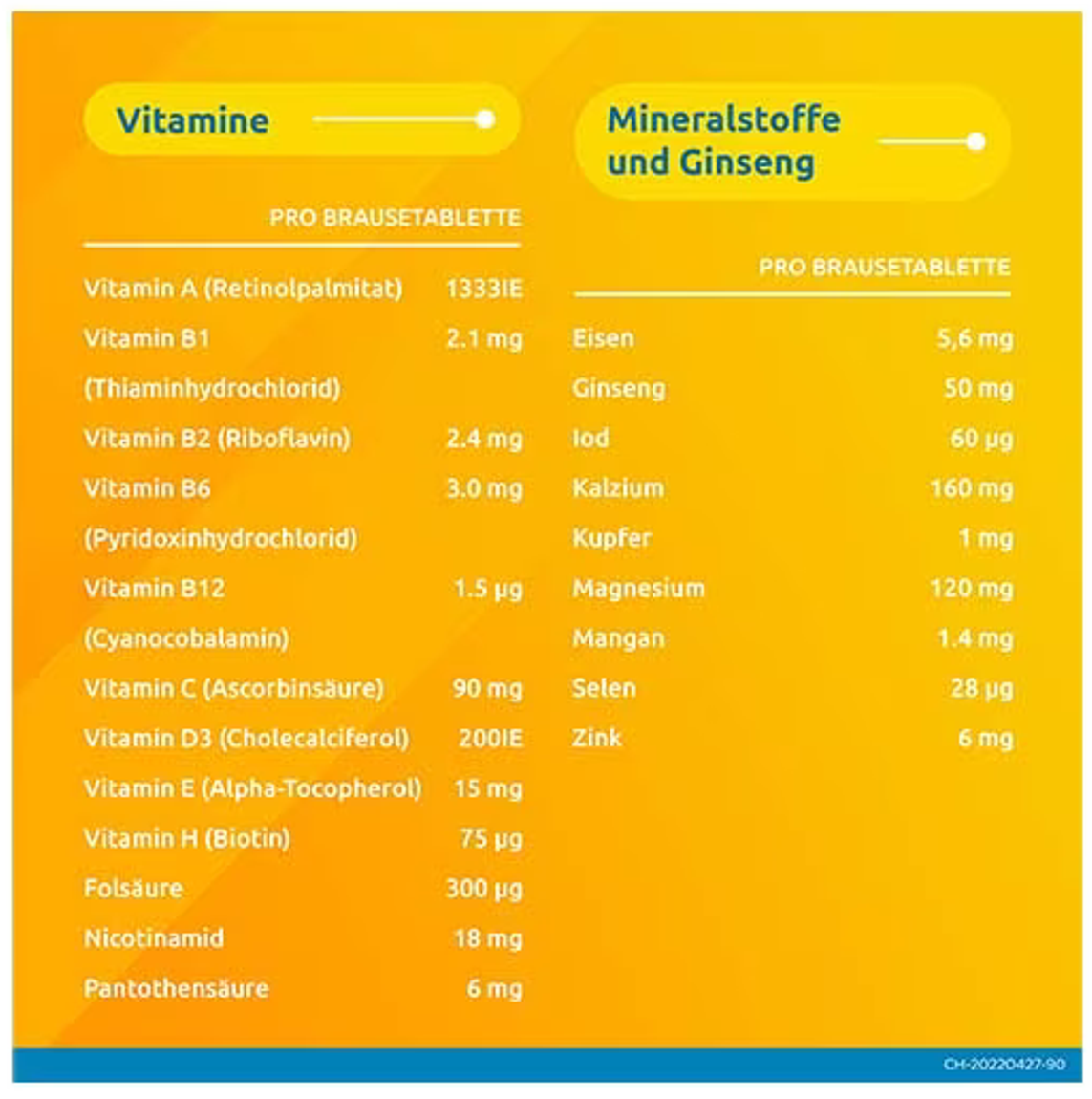 Supradyn Vital 50+ Brausetabletten 30 Stück