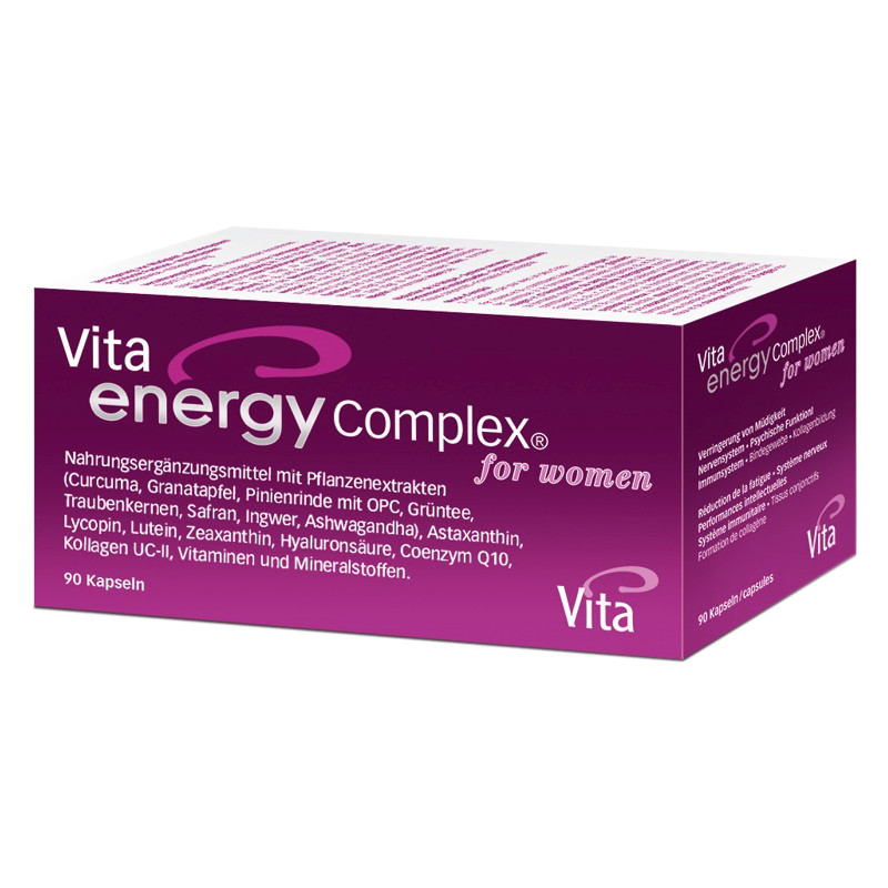 Vita energy complex for women Kapseln Glas 90 Stück