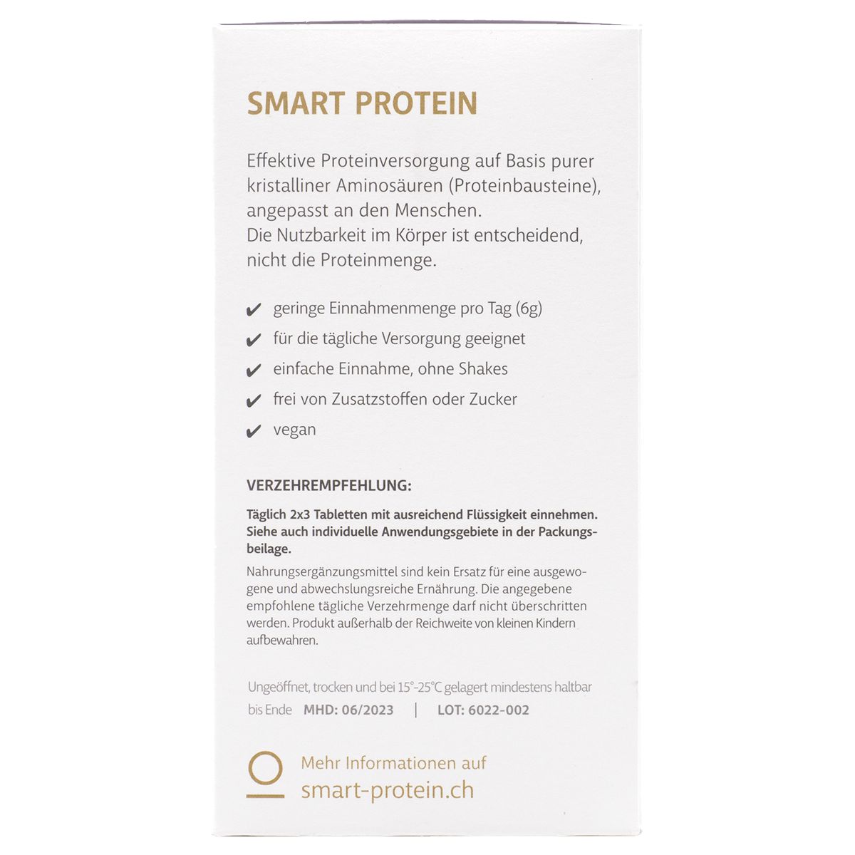 Everydays Smart Protein Human Amino Tabletten vegan 180 Stück