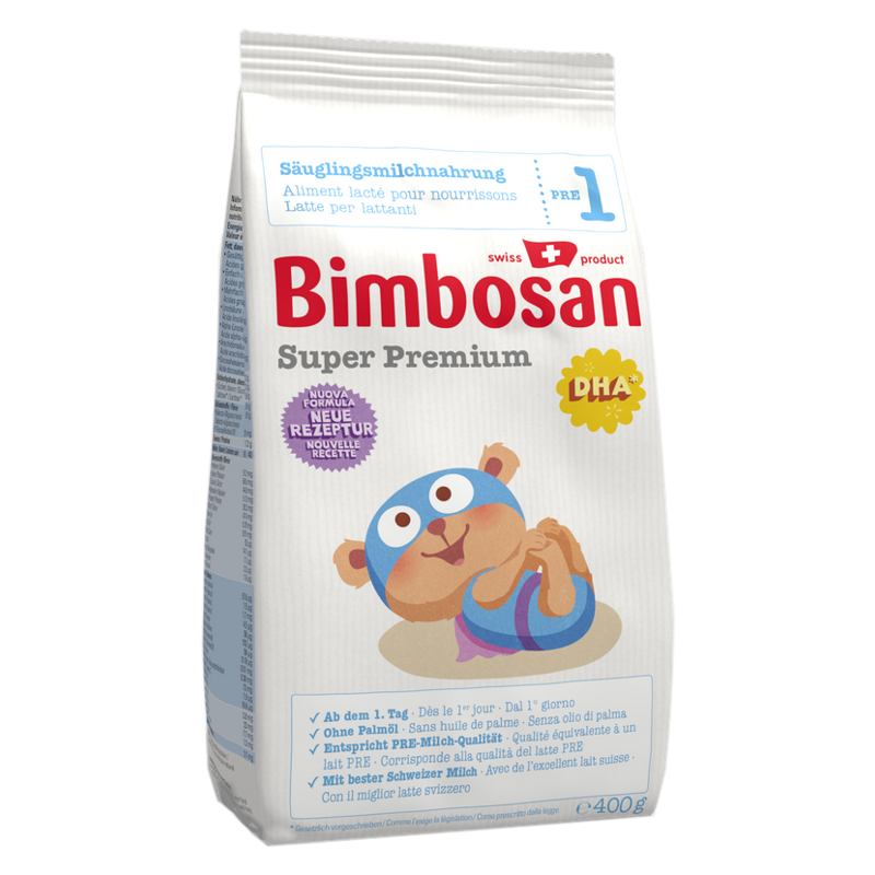 Bimbosan Super Premium 1 Säuglingsmilch refill 400 g