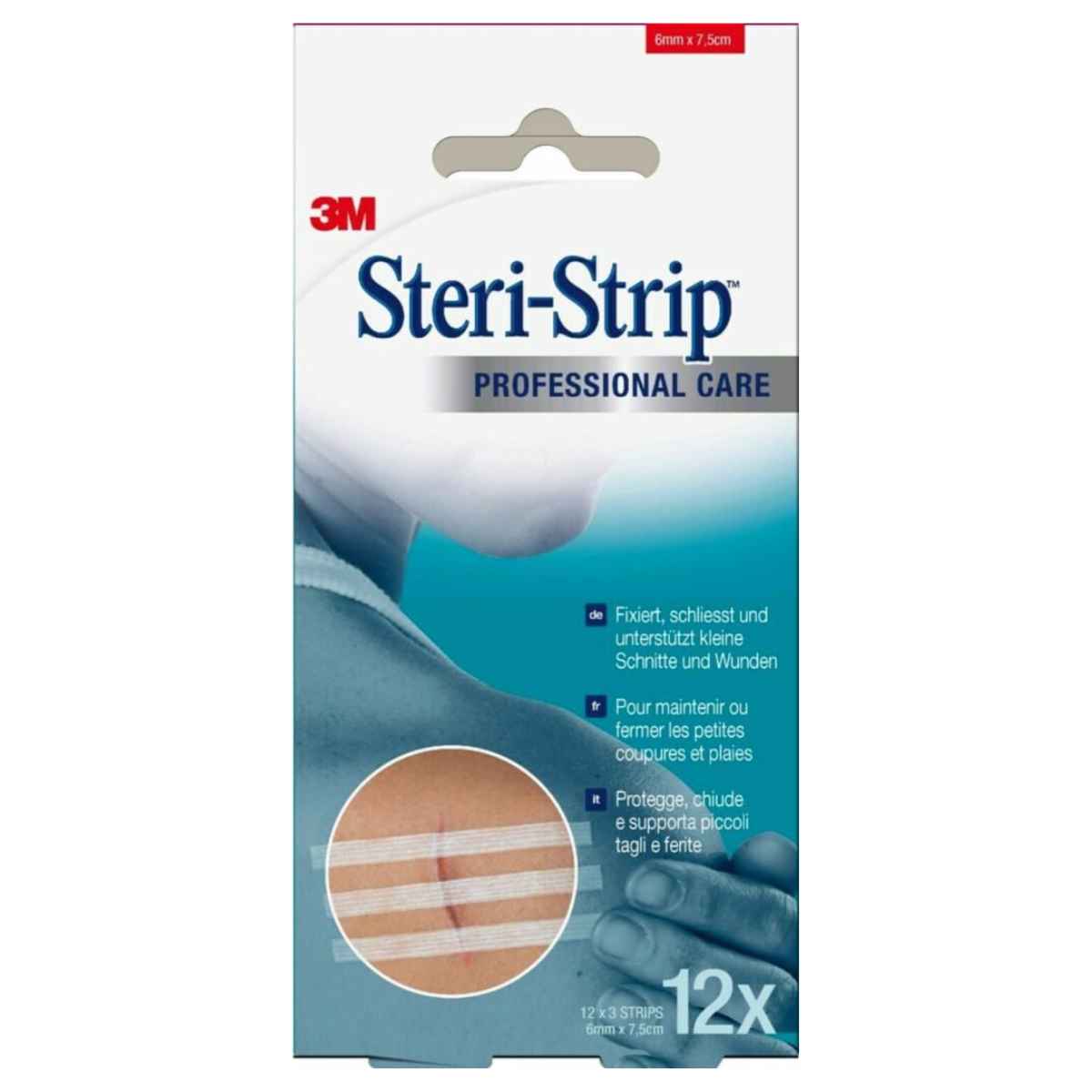 3M STERI STRIP 6x75mm weiss verstärkt 12 x 3 Stück