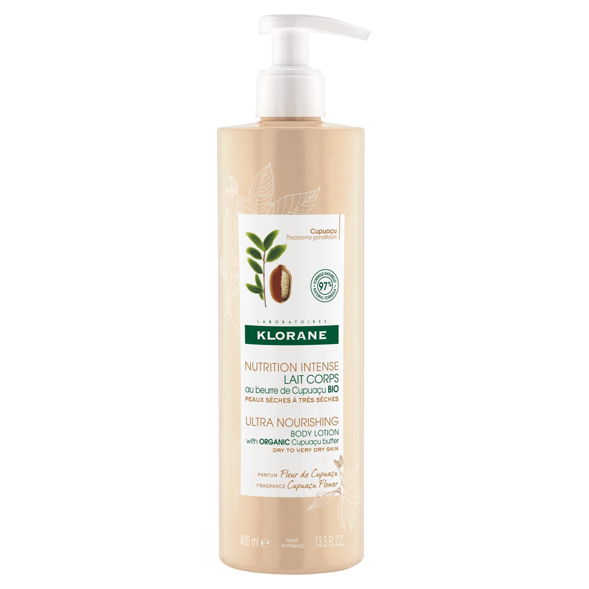 Klorane Bodylotion Cupuaçublüte 400 ml