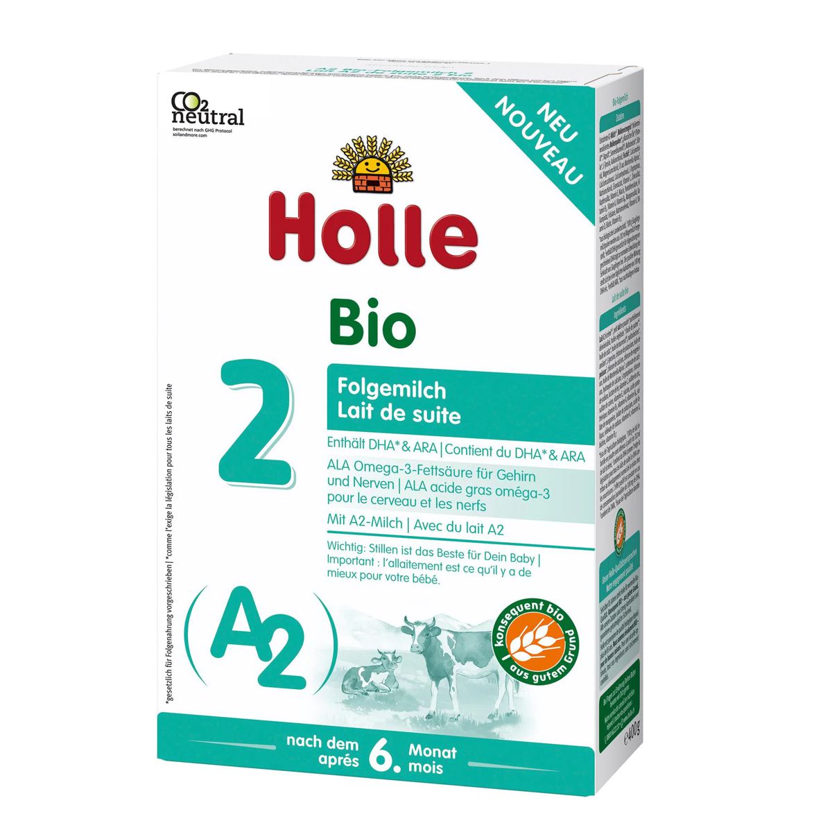 Holle A2 Bio-Folgemilch 2 400 g