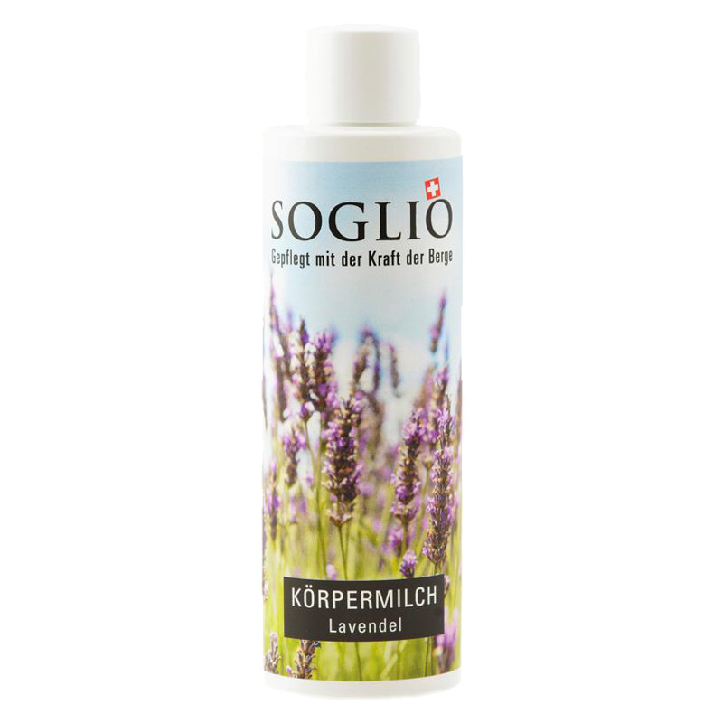 Soglio Pflegemilch Lavendel Flasche 200 ml