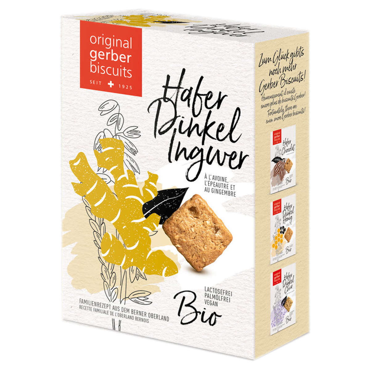 Gerber Hafer Dinkel Biscuits Ingwer Bio 160 g