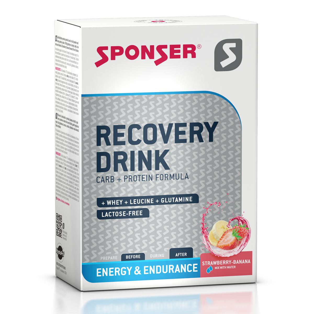 Sponser Pro Recovery Drink Strawberry Banana 6 x 60 g