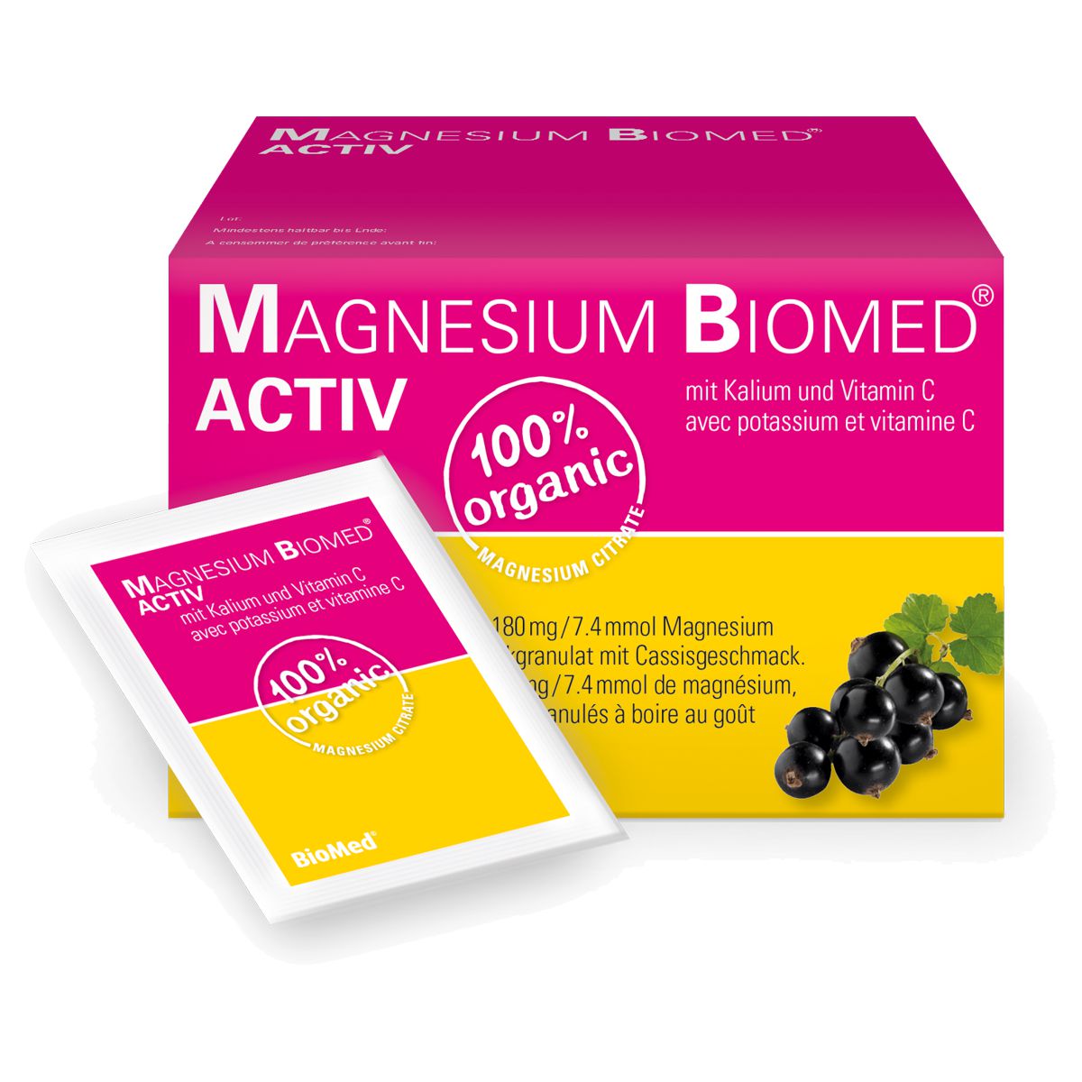 MAGNESIUM Biomed Activ Granulat 40 Beutel