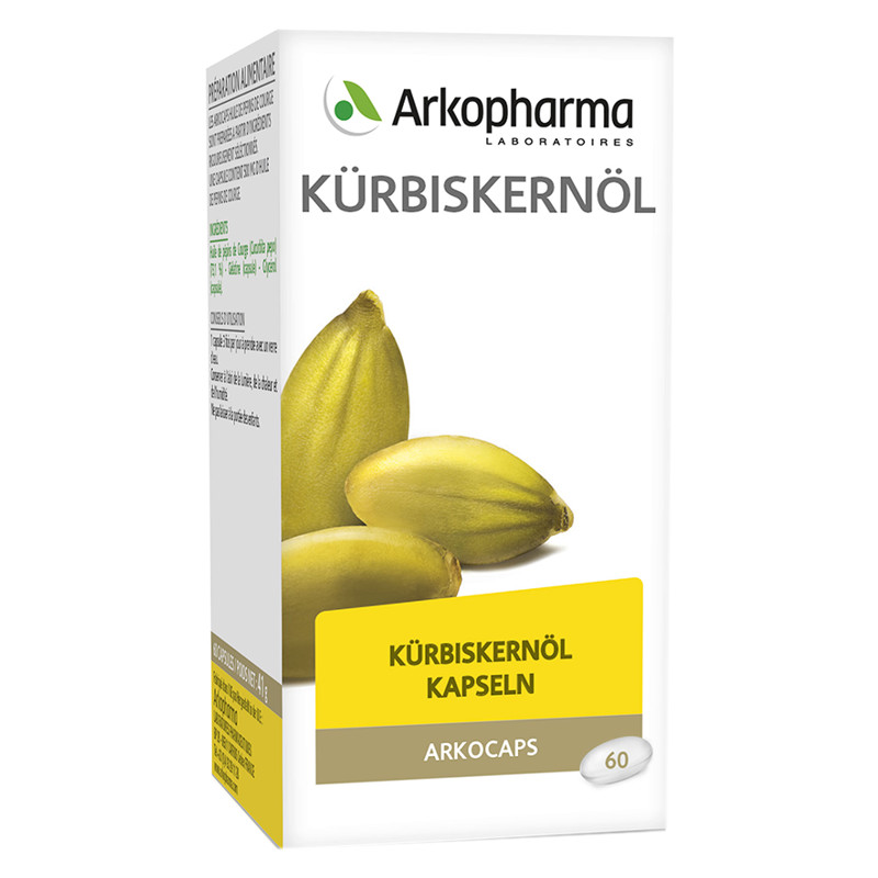 Arkocaps Kürbiskernöl Kapseln Bio 60 Stück