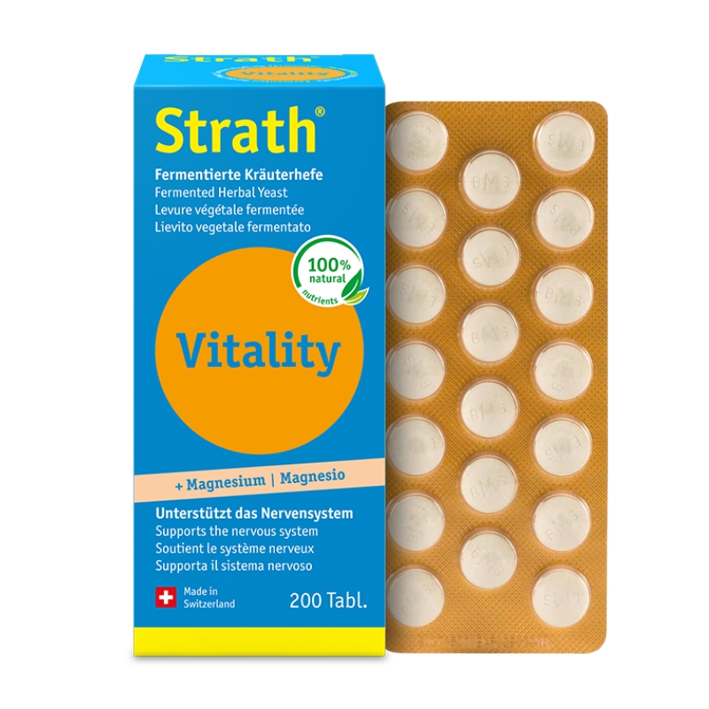 Strath Vitality + Magnesium Tabletten 200 Stück