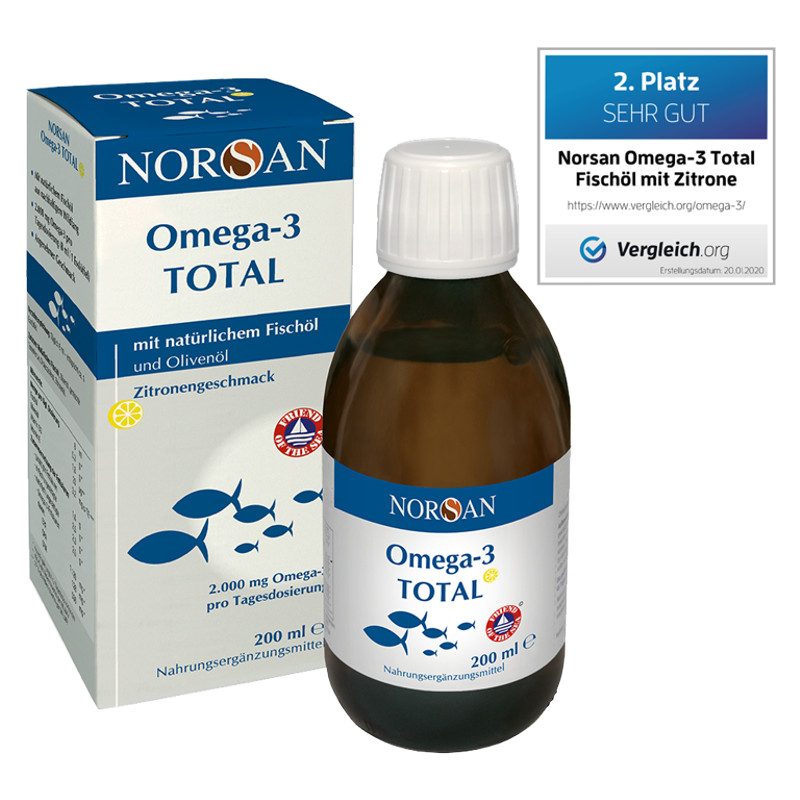 Norsan Omega-3 Premium Swiss plus Öl Flasche 250 ml