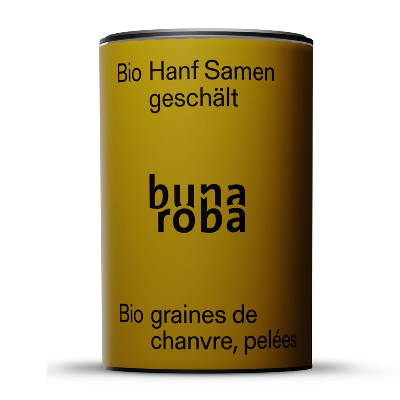 Bunaroba Hanf Samen geschält Dose 200 g