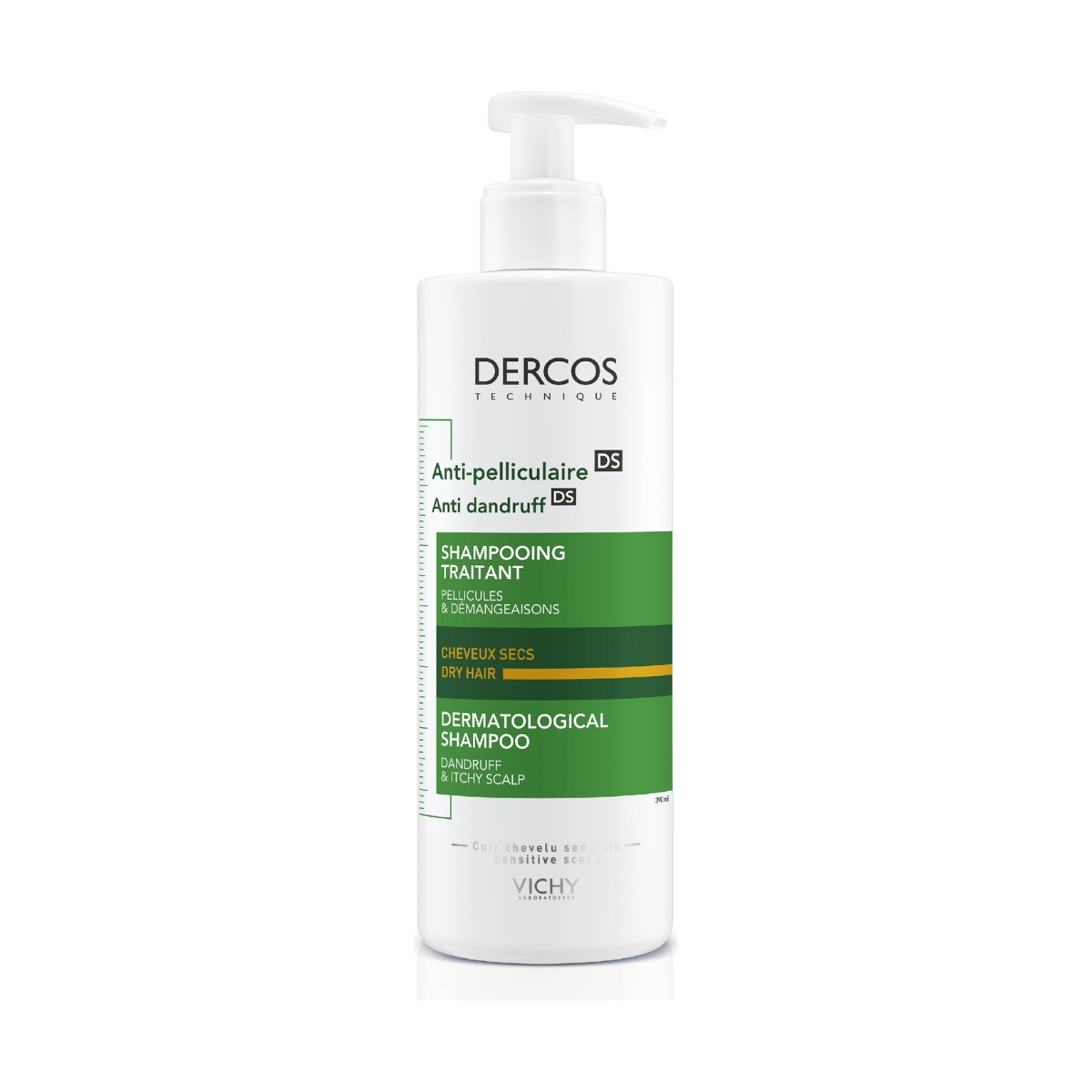 Vichy Dercos Anti dandruff DS Shampoo trockene Haare 390 ml